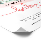 Baby Girl Elephant Eukalyptus sagt nicht, Babyspie Poster (Ecke)