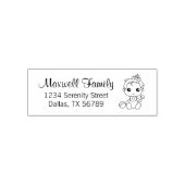 Baby Girl Familienadresse Permastempel (Design)