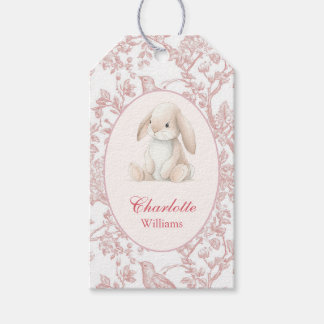 Baby Girl First Birthday Party Gift Tags Geschenkanhänger