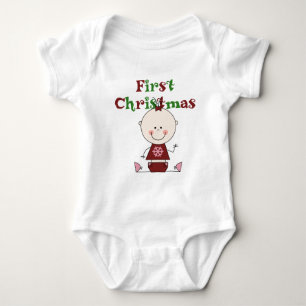 Baby Girl First Christmas T - Shirt und Geschenke