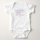 Baby Girl First Java Programm Strampler (Vorderseite)