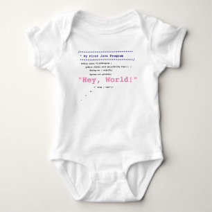 Baby Girl First Java Programm Strampler