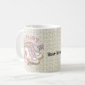 Baby Girl First Shoes Kaffeetasse (Vorderseite Links)