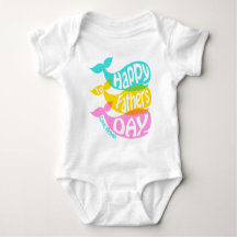 Baby Girl First Vatertag Shirt Whale