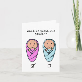 Baby Girl Gender Reveal Card Einladung