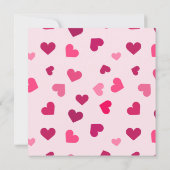 Baby Girl Gender Reveal Party Einladung (Rückseite)