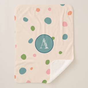 Baby Girl-Geschenk Set Eine erste farbenfrohe Punk Sherpadecke