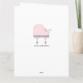 Baby Girl Geschenkkarte Karte (Rückseite)