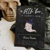 Baby Girl Ghost Halloween Dusche Little Boo Einladung