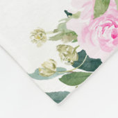 Baby Girl Giraffe Milestone Blanket mit Namen Fleecedecke (Ecke)