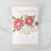 Baby Girl Gratulation Paper Gruß Karte (Innenseite)