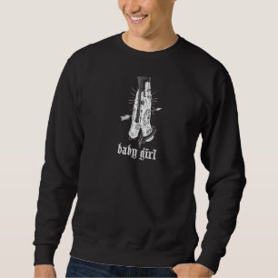 Baby Girl Hands mit von Arrow & Catc durchbohrtem Sweatshirt