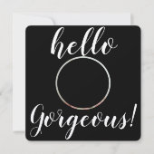 Baby Girl Hello Gorgeous Foto Birth (Vorderseite)