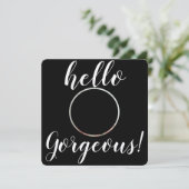 Baby Girl Hello Gorgeous Foto Birth (Stehend Vorderseite)