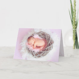 Baby Girl Herzlichen Glückwunsch Karte