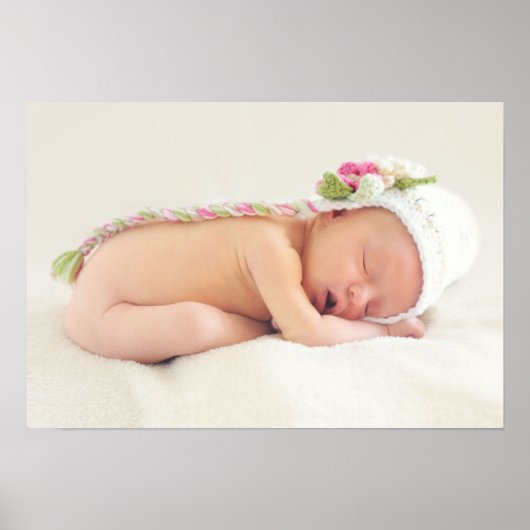 Baby Girl Herzlichen Glückwunsch Poster (Vorne)