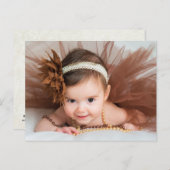 Baby Girl Herzlichen Glückwunsch Postkarte (Vorne/Hinten)