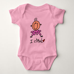 Baby Girl I Crawl Tshirts und Geschenke