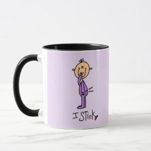 Baby Girl I Stink T-Shirts und Geschenke Tasse