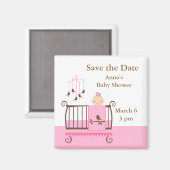 Baby Girl Kinderzimmer Magnet (Vorderseite/Rückseite)