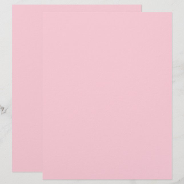 Baby Girl Light Pink Solid Color (Vorne/Hinten)