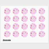 Baby Girl Monogram "G" Stickers (Blatt)