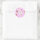 Baby Girl Monogram "G" Stickers (Tasche)