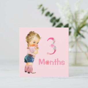 Baby Girl Monthly Meilenstein Markers Girl