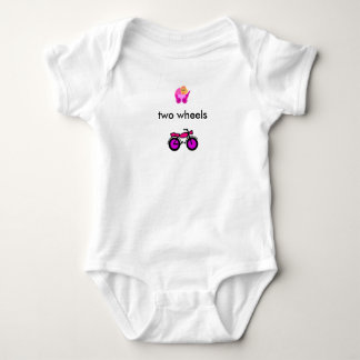 Baby Girl Motorrad Baby Strampler