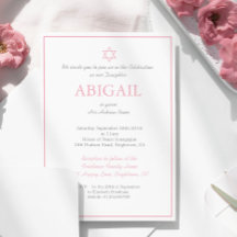 Baby Girl Namemony Zeremony Juden Hebrew