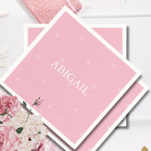 Baby Girl Namemony Zeremony Juden Hebrew Serviette