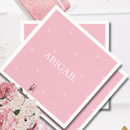 Baby Girl Namemony Zeremony Juden Hebrew Serviette