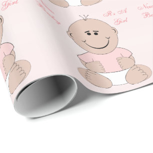 Baby Girl New Geboren Baby Geschenkpapier