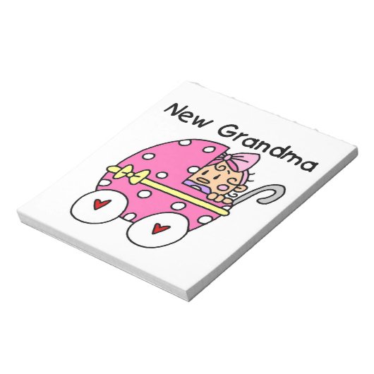 Baby Girl New Oma Geschenke Notizblock (Rotiert)