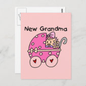 Baby Girl New Oma T - Shirt und Geschenke Postkarte (Vorne/Hinten)
