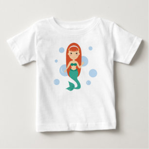 Baby Girl niedliche Meerjungfrau Prinzessin Tutu K T-shirt