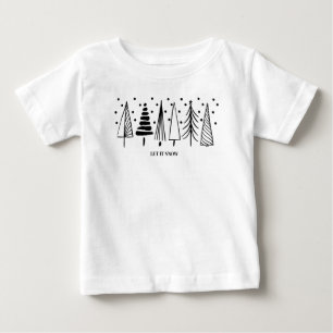 Baby Girl or Boys T - Shirt - Lass es schneien