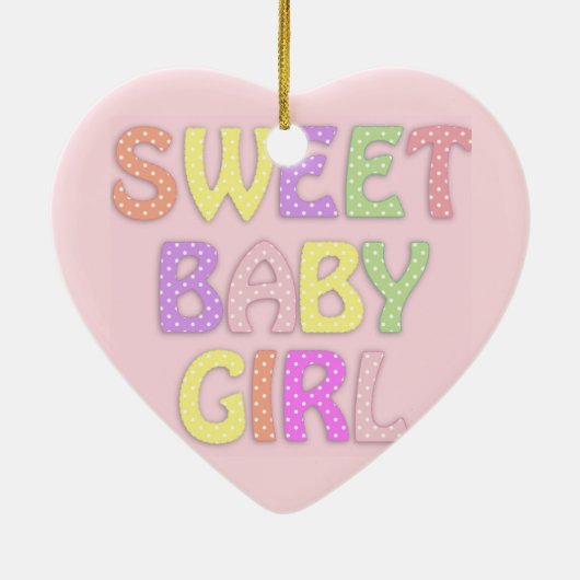 Baby Girl Ornament (Hinten)