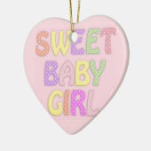 Baby Girl Ornament (Links)