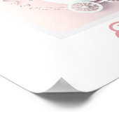 Baby Girl Pink 3d-Effekt Poster (Ecke)