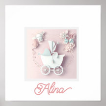 Baby Girl Pink 3d-Effekt