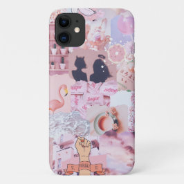 Baby Girl Pink Ästhetik Girl Power Collage Case-Mate iPhone Hülle