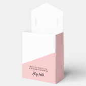 Baby Girl Pink Baby Dusche Personalisiert Geschenkschachtel (Geöffnet)