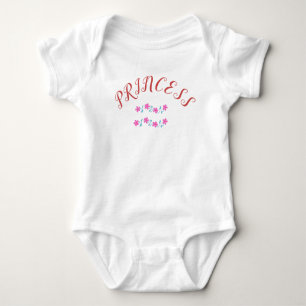 Baby Girl Pink Floral Baby Strampler