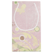 Baby Girl Pink Geschenktasche Kleine Geschenktüte (Rückseite)