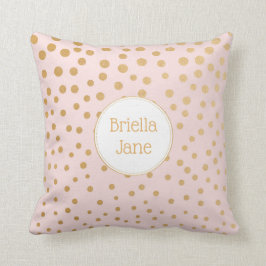 Baby Girl pink goldenes Kinderzimmer Dekor, Duschg Kissen