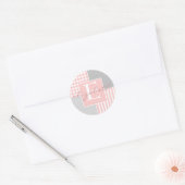 Baby Girl Pink Modern Sticker (Umschlag)