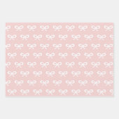 Baby Girl Pink Pattern Geschenkpapier Set (Vorderseite)