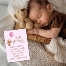 Baby Girl Pink Teddy Bear Books for Baby