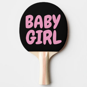 BABY GIRL PONG PADDLE TISCHTENNIS SCHLÄGER